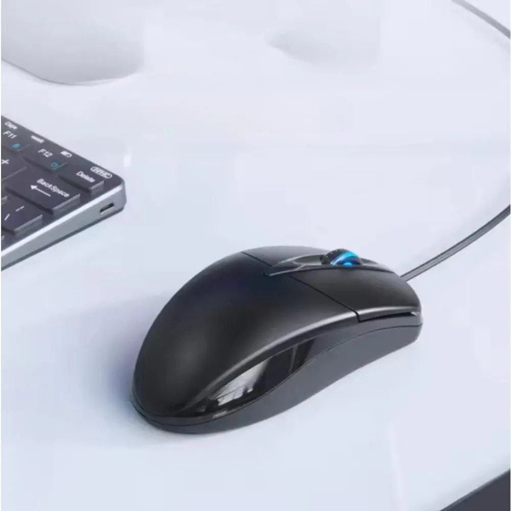 USB Optical Wired Mouse, Anti Slip Roller Design Mouse, 1200DPI Game Mouse, Computer Mouse for Laptop, Home Office