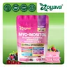 Zoyava Myo-Inositol Gummies -  Women's Hormones & Cycle Support Dietary Supplement - with D-Chiro Inositol, Berberine & More - 90 Edible Gummies - (Mixed Berry Flavored)