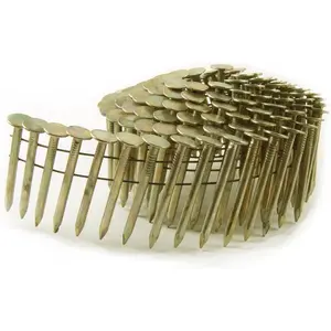 Round Head 1-3/4-Inch x .120 Smooth Shank Electrogalvanized Coil Roofing Nails (720 per box)