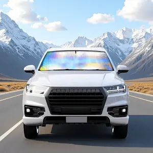 2025 Upgrade Windshield Sun Shade Foldable Front Sunshade Protector Blocks Heat Keep Car Cooler