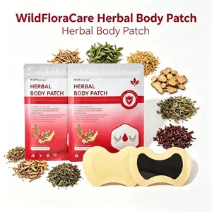 WildFloraCare Traditional Herbal Patch (10-Day Supply) - Deep Soothing Foot & Navel Stickers - Pure Botanical Blend for Overnight Comfort, Daily