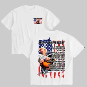 Toby Keiith 250TH ANNIVERSARY Shirt, Holiday Sweater, 4th Of July Tee, Toby Keith TShirt Cotton