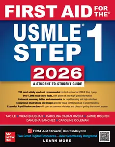 First Aid for the USMLE Step 1 2026 -- Tao Le - Hardcover
