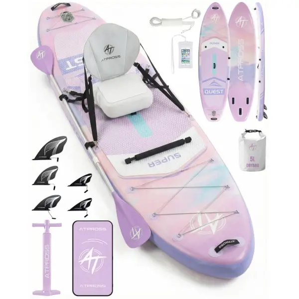 Gradient pink/kayak seat #20