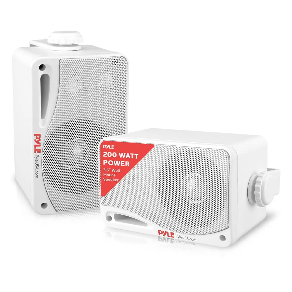 Outdoor Waterproof Wireless BT Speaker - 200W 3-Way Lightweight Portable Bluetooth Amplifier, Compact Stereo Audio Device with Smartphone Adapter, White Streaming Deck Bass Speaker, Bass Speakers, Dual System