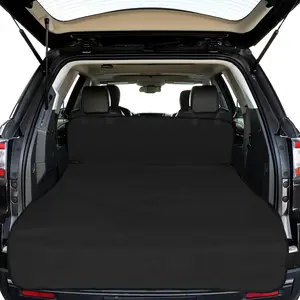 Cargo Liner for Dogs Waterproof Dog Cargo Cover Car Back Seat Cover Pet Seat Mat Non-Slip Cargo Mat with Bumper Flap Protector for SUVs Truck Jeeps Sedans Vans, Black Large Size Universal Fit, Black