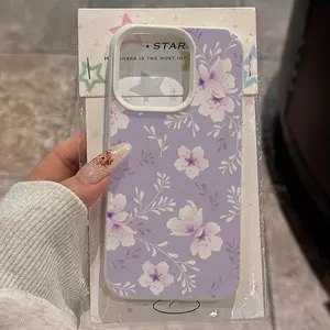 Floral Anti-Drop Protective Phone Case, Full Coverage Fashion Design, Fits iPhone 17 16 15 14 13 12 11 Plus Pro Max, Lightweight Protection