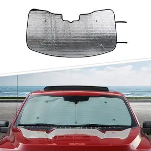 Front Windshield Foldable Sunshade Sun Shade Visor Anti UV For Ford F150 2021-2023