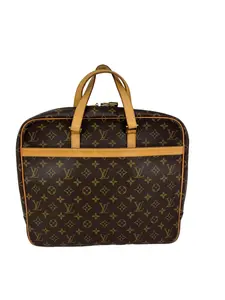 Pre-owned Louis Vuitton Canvas Professional & Technology Bags Porte Documents Pegase Monogram Briefcase Bag