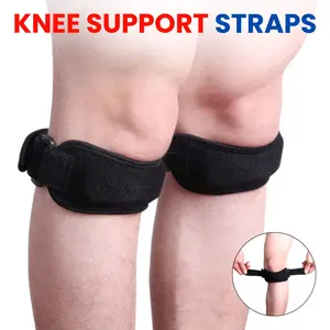2 Pack Patella Tendon Knee Strap, Knee Pain Relief Support Brace Hiking, Soccer, Basketball, Running, Jumpers Knee, Tennis, Tendonitis, Squats & Volleyball