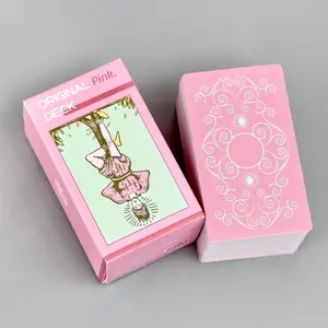 Pastel Werther Series Tarot Cards, American vintage style, soft misty pink, mini version is more convenient for collecting and carrying