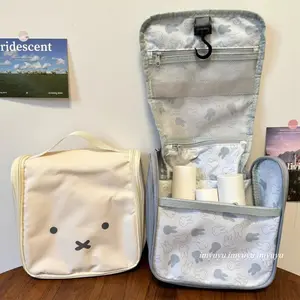 Miffy Kawaii Versatile Handbag Girls' Makeup Bag Multifunctional and Portable Toiletry Storage Bag Girls Gift Toy