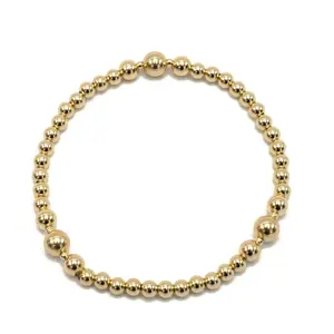 The Nantucket Collection 4x6 14k Gold- Filled Beaded Bracelet