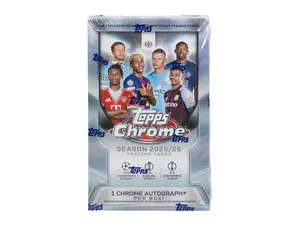 2025/26 Topps Chrome UEFA Club Competitions Soccer Hobby Box
