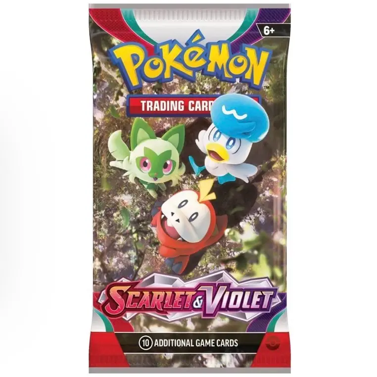 1 Scarlet Violet Booster Pack. English
