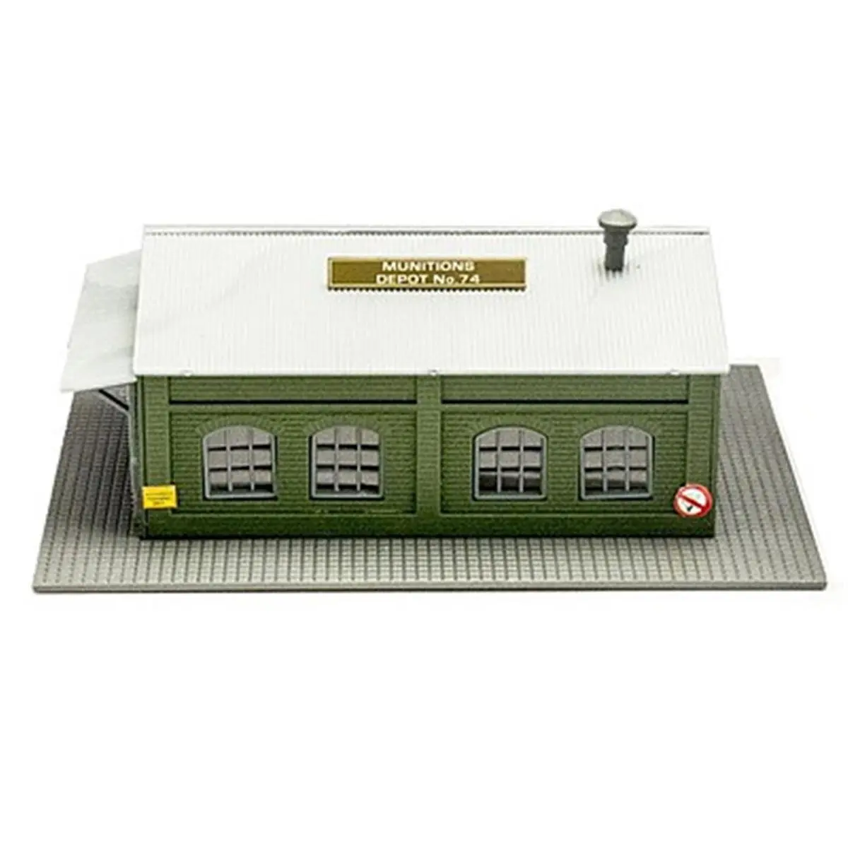 212 MAIN N Scale US Army Munitions Depot Small Animal Toy, High-Quality Innovative Pet Supply, Munitions Depot Toy