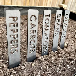 Rustic Metal Garden Tags, Plant Labels, Garden Nameplates, Decorative Flower Pots Vegetable Stakes, Garden Gifts, Outdoor Gardening Essentials
