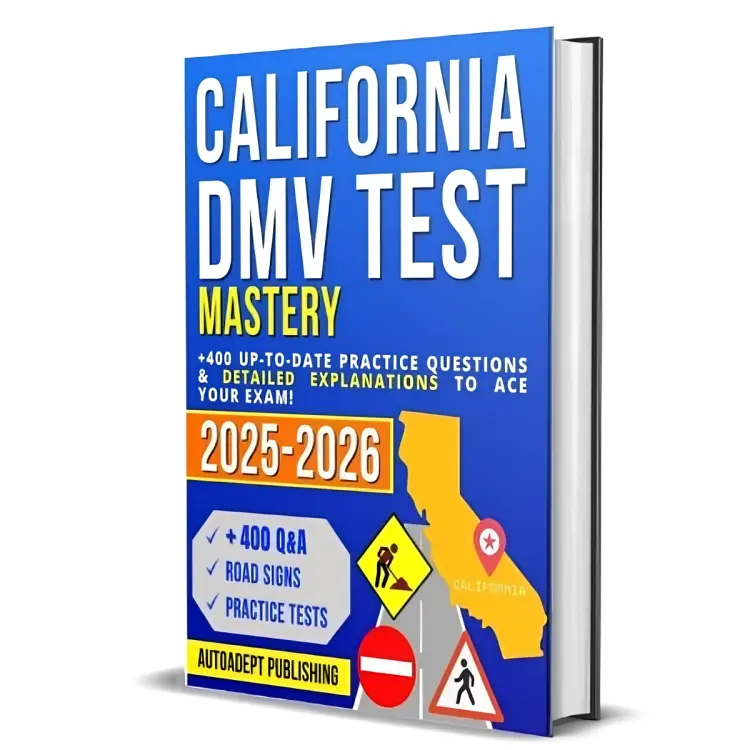 California DMV Test Mastery: +400 Up-to-Date Practice Questions & Detailed Explanations to Ace Your Exam!