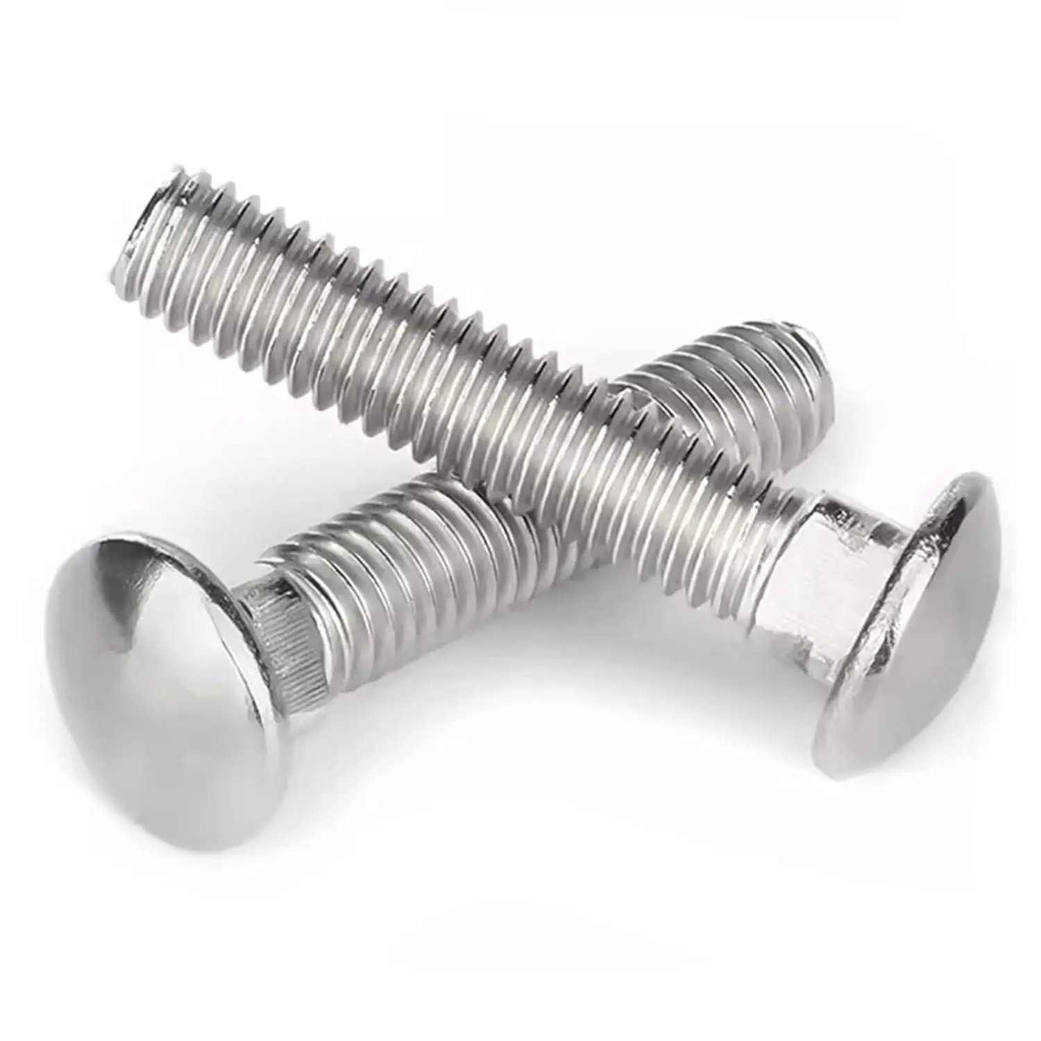 1/4-20 X 1-3/4" Carriage Bolts Screws, Stainless Steel 18-8 (304) Round Head Square Neck Carriage Bolts, Fully Threaded, Pack of 20