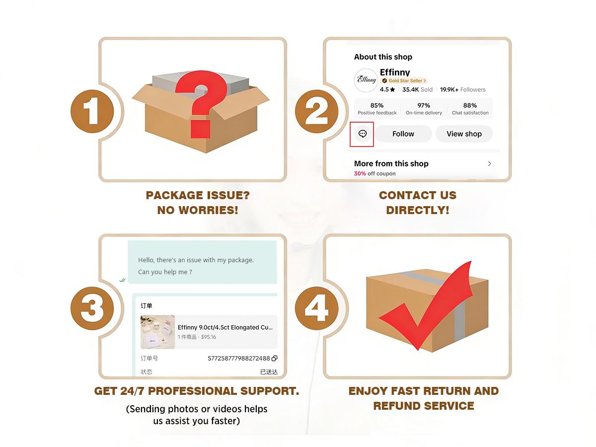 Effinny Synthetic Moissanite 4.0/2.5 Carat Elongated 14K Yellow Gold Plated Excellent Cushion Cut Solitaire Engagement Ring, 925 Sterling Silver Promise Ring No Tarnish, D Color VVS1 Jewelry for Women, Wedding