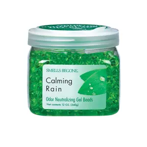 212 MAIN Odor Neutralizing Scented Gel Beads - Calm Rain Aroma Freshener, Light Fragrance Room Scent Container, Pack of 6 (Model 1429729)