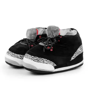 Yours 2 Keep Black Marble Sneaker Slippers for Men and Women, One Size Fits Most flexible party