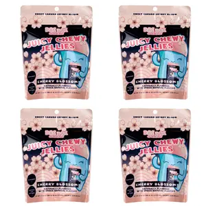 Cherry Blossom Juicy Chewy Konjac Jellies - 4 Pack