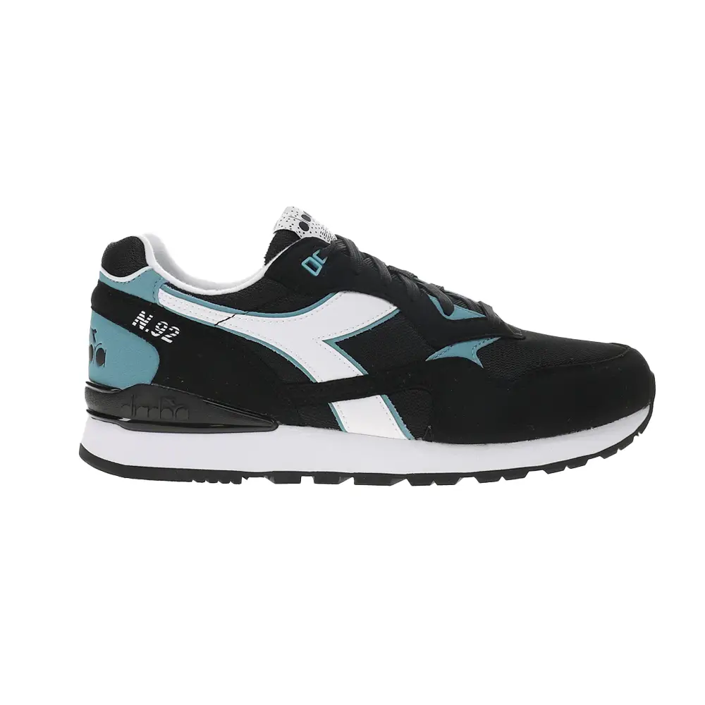 diadora Mens N.92 Lace Up Sneakers Shoes Casual - Black, Blue