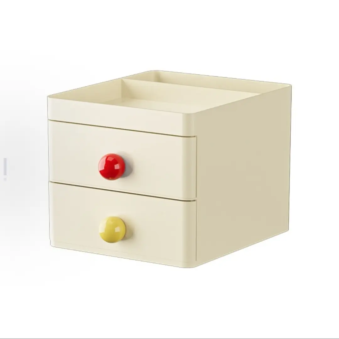 Covered storage box, storage box, dormitory home, simple and stylish, large capacity, durable and beautiful