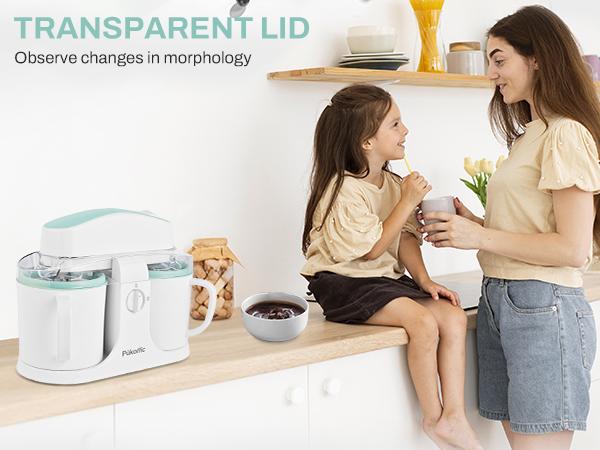 Pukomc 2-in-1 Gelato & Sorbet Maker with Fast-Chill Bowl for Instant Frozen Treats Includes Gelato and Sorbet Maker Ice Shaver Machine