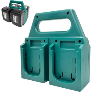 4-Slot  Holder for Makita 18V&14.4V | Portable and Rugged Makita  Case -- Compact Organizer for Easy Storage and Transport, Ideal for Tool Bags & Job Sites, Quick Access (4-Slot)