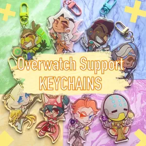 11 ops Overwatch Support Acrylic Keychains (NOT COMBO 11)