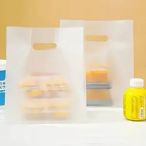 Four-Finger Bag Food Packaging Bags, Fruit Salad Bags, Cake Takeout Bags, Gift Wrapping Bags, Handbag, Ideal for Party, Birthday, Various Occasions