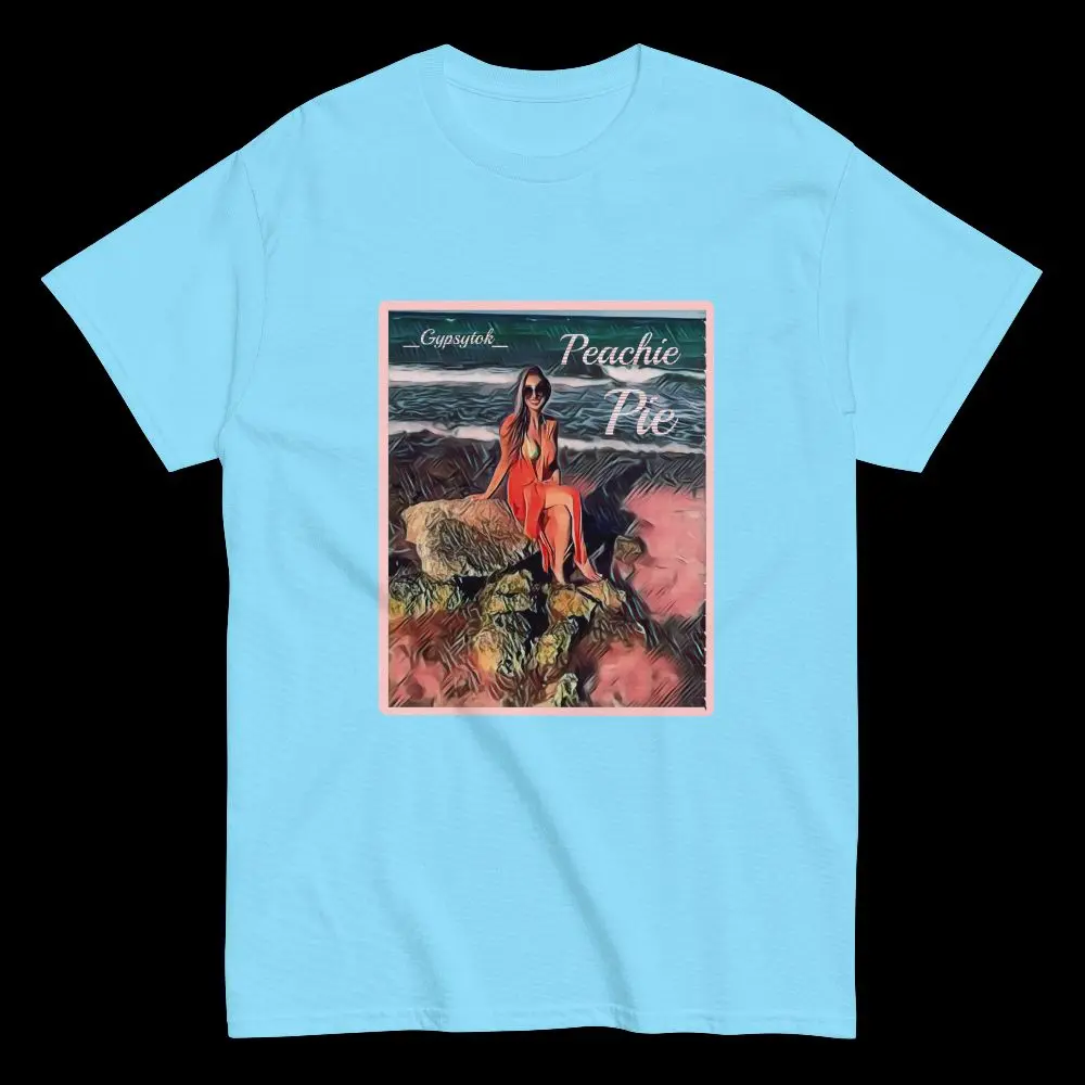 Peachey Pie ICON tee Classic Cotton Fabric Menswear Tshirt Sleeves