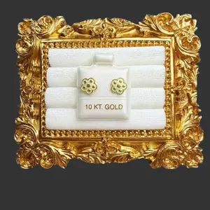 NORA’S- 10K Gold Matte Flower