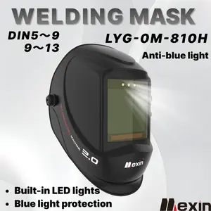 M-810H Automatic photoelectric welding face shield, argon arc welding face shield, head mounted welder specific protective blue light welding cap