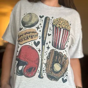 Retro Baseball Graphic Top!