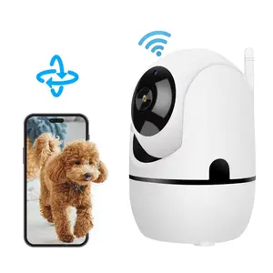 360° Rotatable Security Camera, 2.4GHz WiFi Wireless Security Camera, Indoor Security Camera with HD Lens, Pet Camera with Phone APP Control