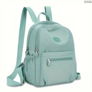 Lightweight Nylon Mini Backpack for Students, Stylish Large Capacity Travel & School Bag with Multiple Pockets, Versatile Casual Daypack for Daily Commute & Everyday Use