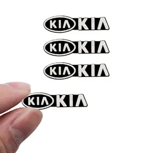 2/4/8PCS Car Aluminum Emblem Audio Speaker Badge Sticker For KIA Sportage Ceed Sorento Cerato Optima Picanto Rio Soul K5 K3 K2