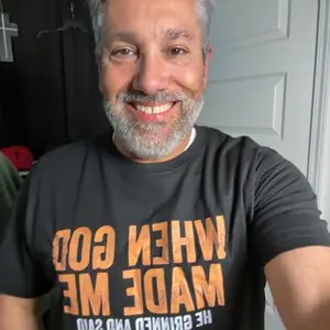 When God Made Me Funny Quote T-Shirt - Unisex-Adults, Unisex-Kids - Black - Small - Short Sleeve - Classic Fit - Cotton, Polyester Blend Graphic tees Retro Double-Sided Water Wash Vintage Metalcore