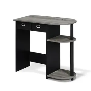 Desk setup upgrade made easy: the GO GREEN Desk in French Oak pairs a 31.5-inch desk with two side shelves and storage bins, so your space stays clean, practical, and ready for a dorm, bedroom, or home office.