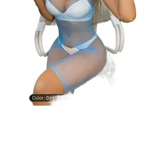 Mesh lingerie bodysuit