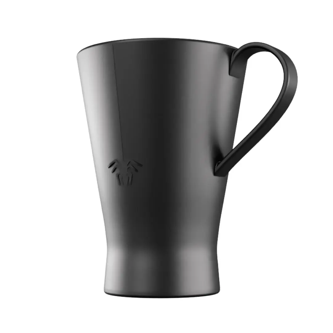 Nomnu Gothic Mug (1 Unit) With Spiderweb Design - Gothic-Inspired Design on Black Matte Porcelain for Halloween Coffee Vibes, Goth Spooky Spine-Chilling Kitchen Decor Creepy Dining Table Decor