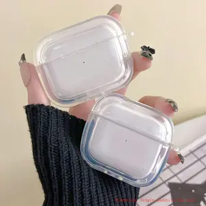 Transparent Earphone Case Protector, Lightweight, Durable, Fits All AirPods Models (1st Gen, 2nd Gen, 3rd Gen, 4th Gen, Pro, Pro2), 1 Piece