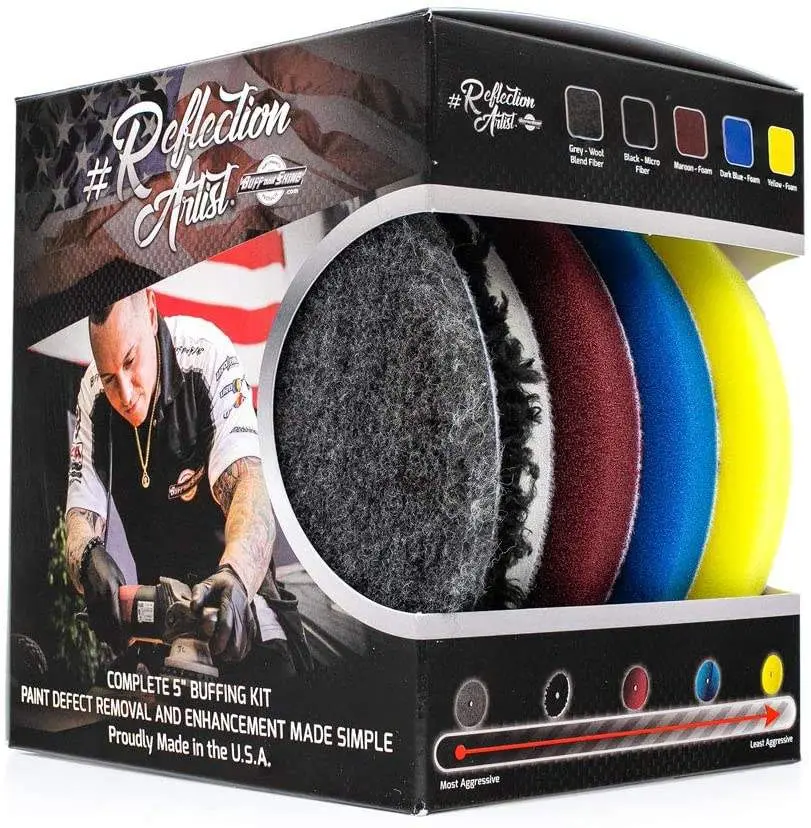 Buff and Shine® Reflection Artist™ Complete 5" & 6" Buffing Kit Buff and Shine® Reflection Artist™ Complete 5" & 6" Buffing Kit