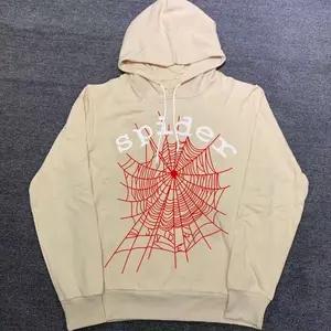 Y2K Style Spider Web Print Hoodie for Men & Women, Casual Graphic Sweatshirt, Spring & Fall Fashion, Fun Design, Streetwear Trend