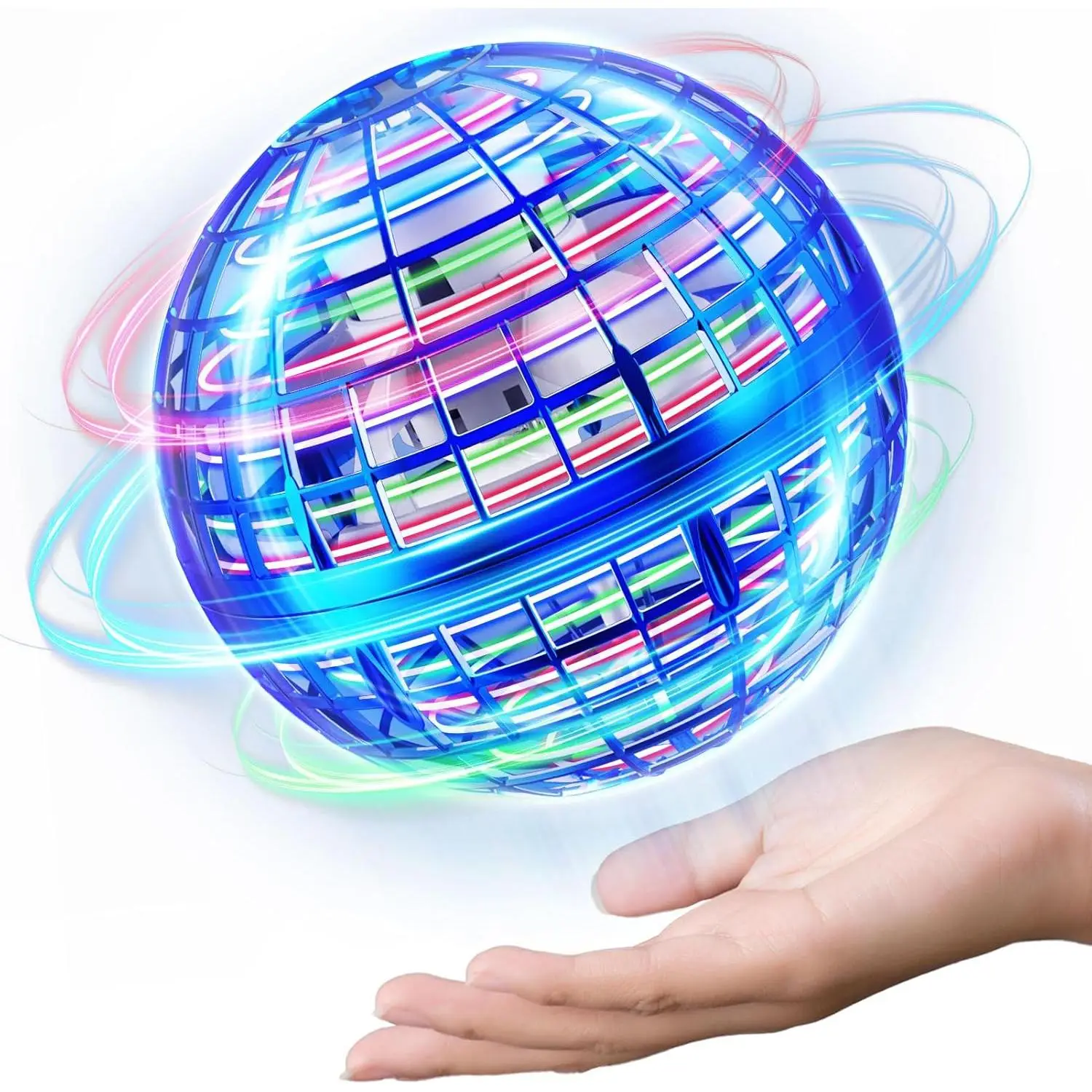 Flying Orb Ball Toy, Hand Drone Orbit, Hand Controlled Boomerang Hover Ball, Cosmic Globe Boomerang Hover Ball Galactic Fidget Spinner, Cool Toys Gift