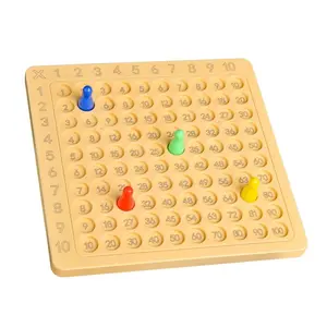 Educational Logic Games Set, Multiplication Board Game & Memory Matchstick Game, Fun Math Learning Kit for Family, Friends, Kids