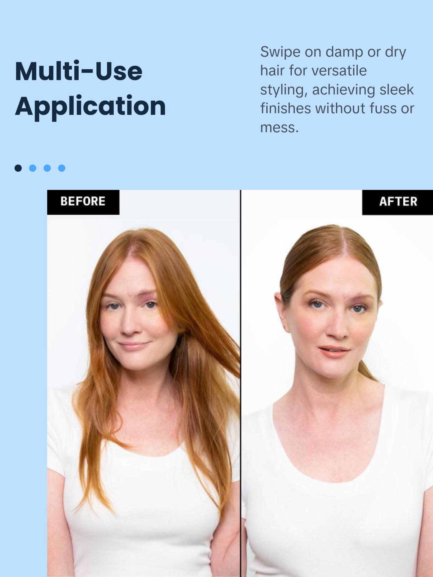 FoxyBae Bye Bye Flyaways Wax Stick – Hair Wax Stick for Slick Back, Edge Control & Flyaway Taming – Non-Greasy with Beeswax & Biotin – 2.5 fl oz